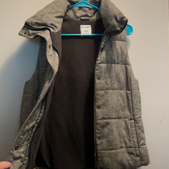 Old Navy Grey Denim Looking vest - Picture 5 of 5